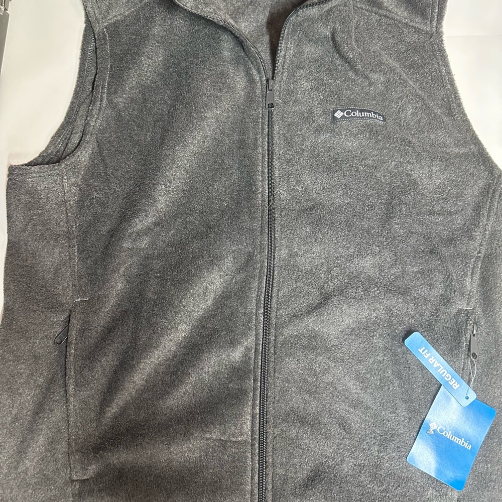 Columbia Charcoal Fleece Vest